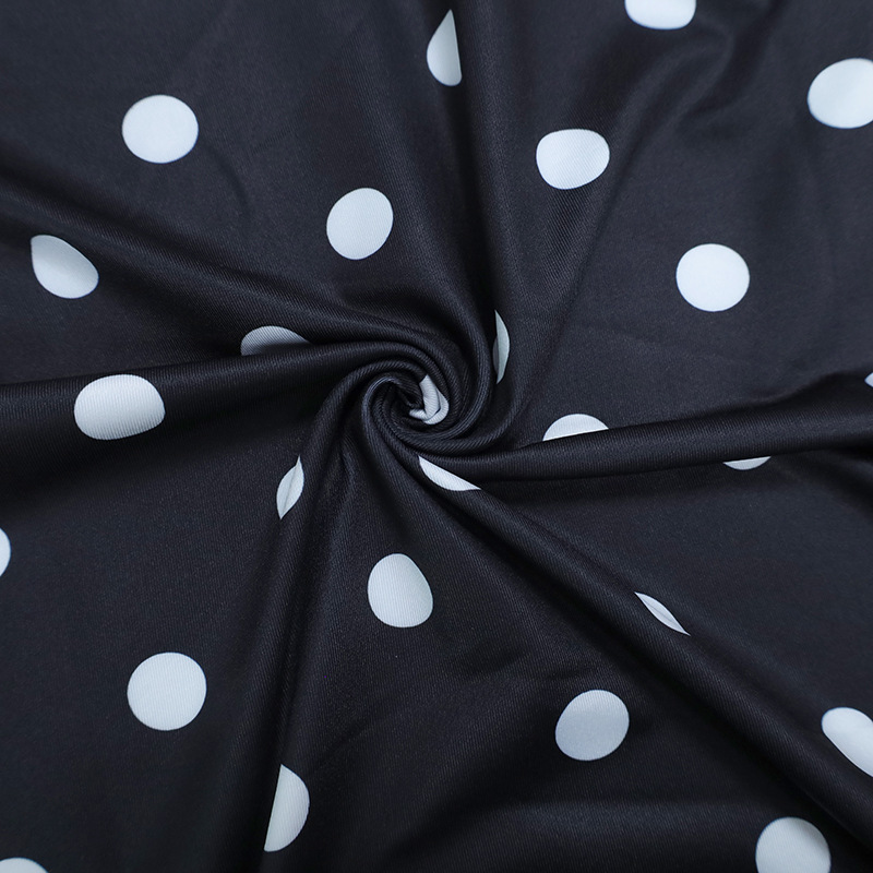 2025 Summer New European American Style Elegant Polka Dot Print Crop And Tank Top Two-Piece Set_ecoleips.com