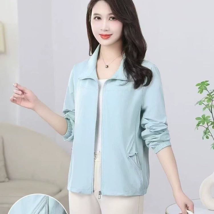 Весенние и осенние куртки для женщин среднего возраста, короткие куртки, весенне-осенний стиль, женская одежда в западном стиле, новые ранние весенние куртки для 40-50 лет