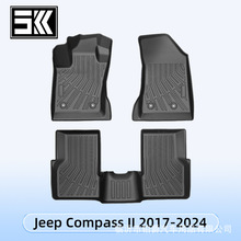 欧洲适用于Jeep Compassll 2017-2024TPE燃油3D全天候材质TPE脚垫