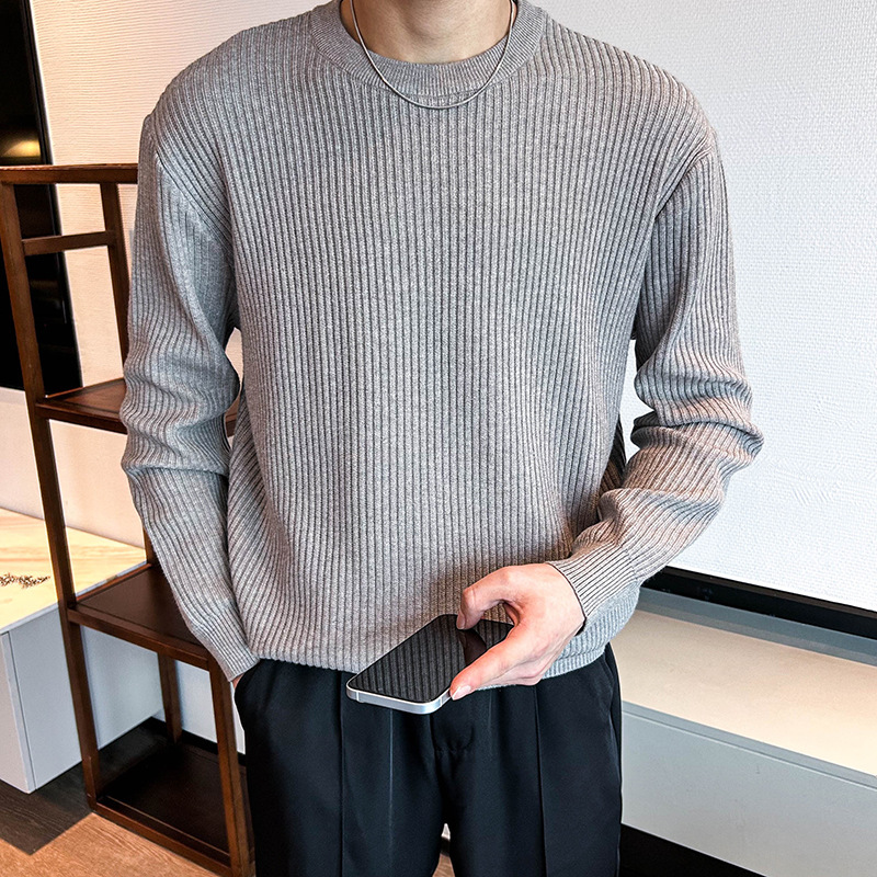7色高领针织衫毛衣男纯色西装内搭轻熟风商务打底衫外贸跨境批发|undefined