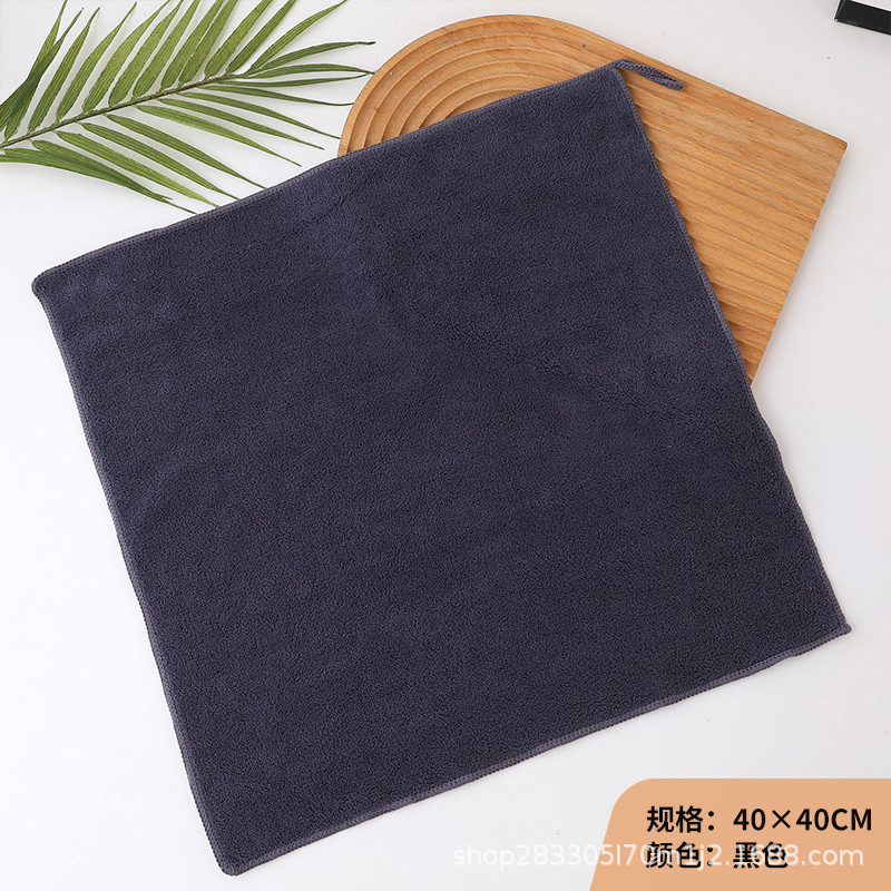 Cocina gruesa paño absorbente, paño de limpieza doméstico, toalla de coral, toalla de toallas de toallas de limpieza