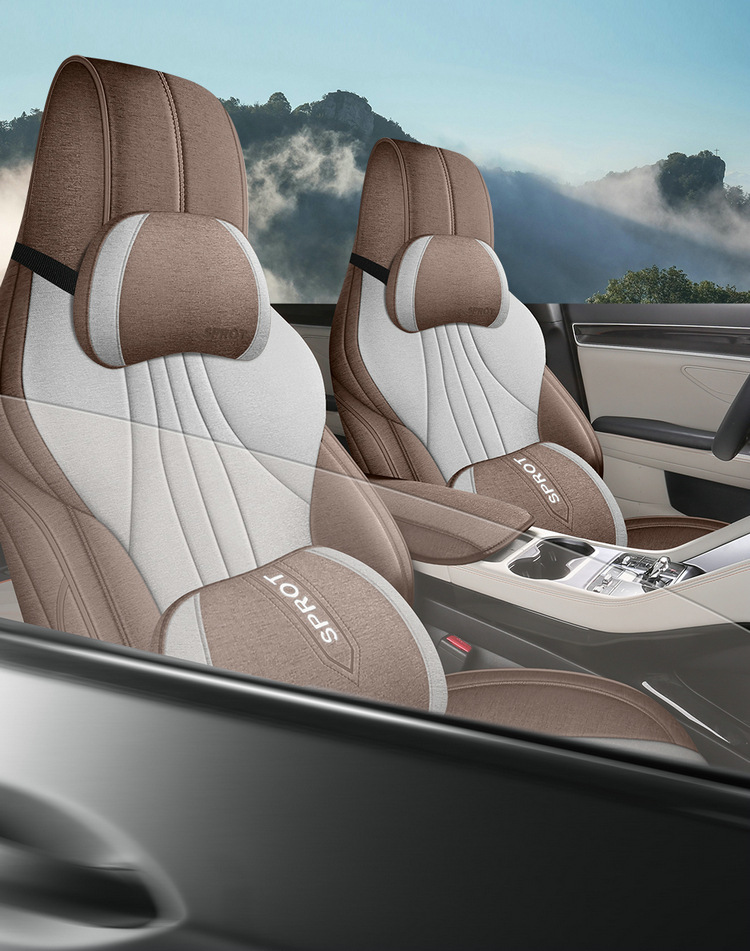 25 BYD Song PLUSDMI Special Seat Cover Full Seat Cover Four Seasons Car Cushion Linen Seat Cushion