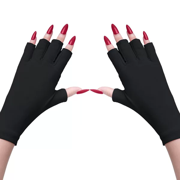 Gel Nail Lamp Nail Gloves Art Skin Care Men and Women Protect Hands from Sunlight Nail Dryer