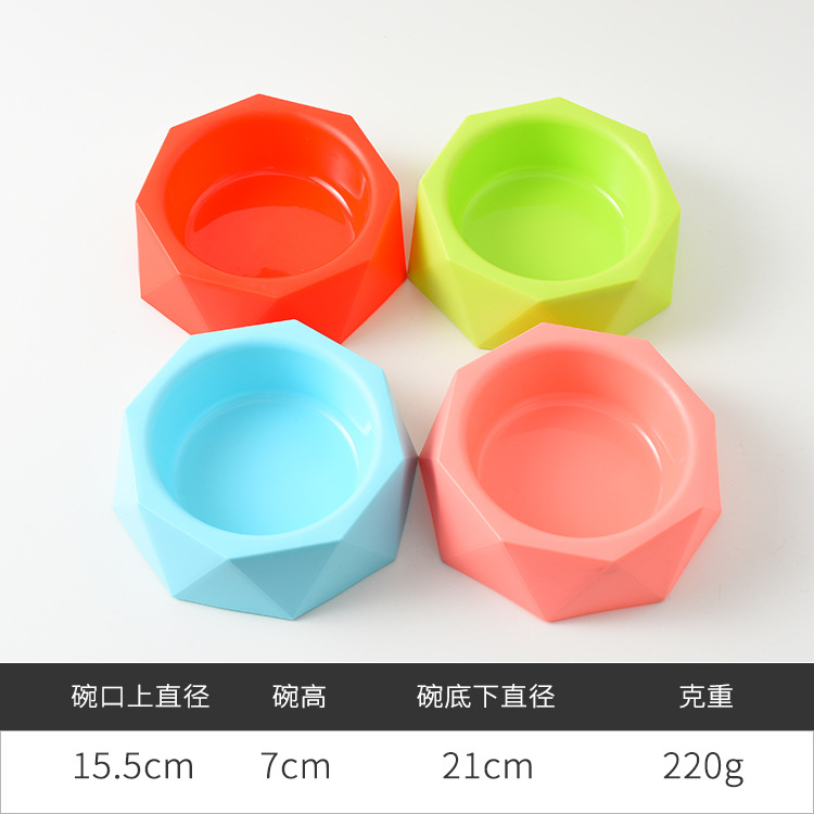 Nuevo en stock Pet Bowl perro tazón de arroz tazón de fuente de comida para gatos tazón de perro suministros para beber entrega de una sola pieza