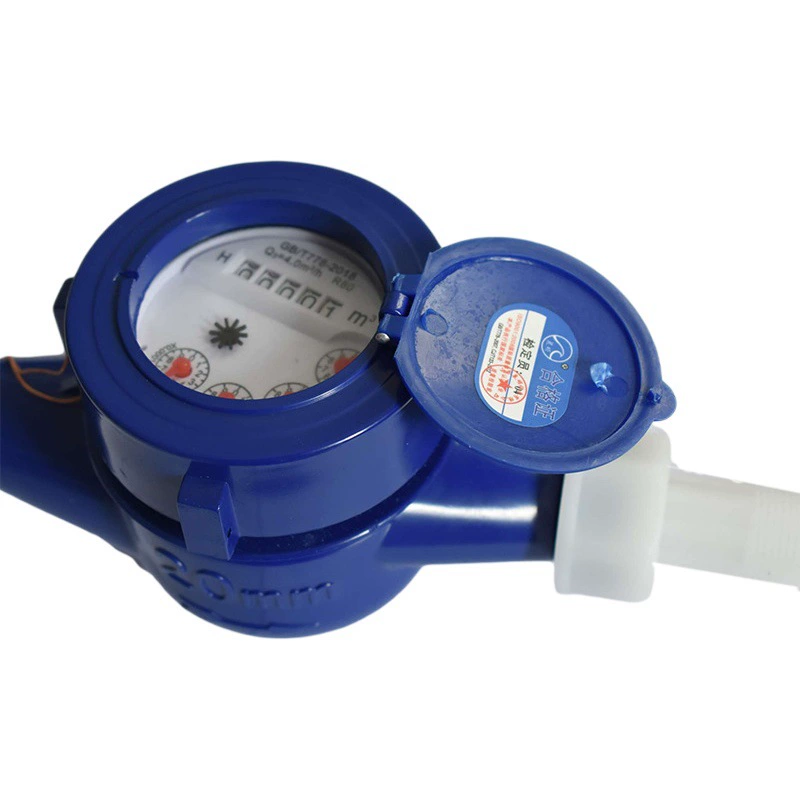 Заводская поставка нейлон LXS ротор мокрый национальный стандарт механический счетчик воды ABS пластиковый экспорт многопольный сухой счетчик воды