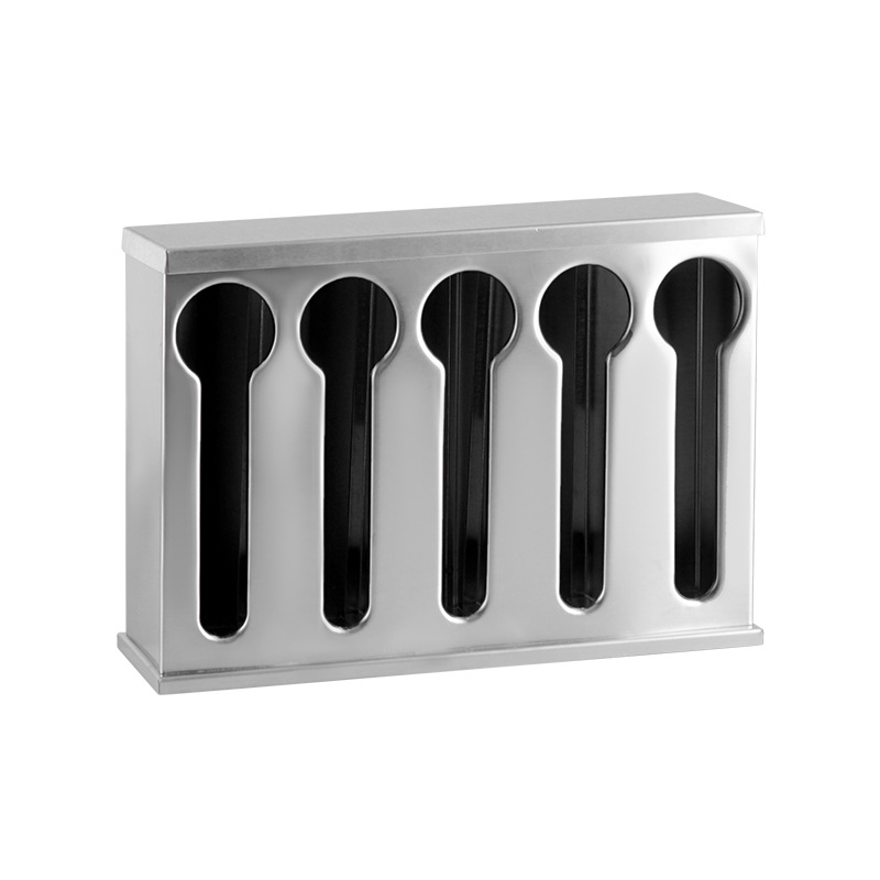 marco de cuchara de acero inoxidable con cubierta palillos marco de cuchara de almacenamiento recipiente comedor marco de cuchara de melamina marco de cuchara cuadrado marco de almacenamiento de palillos