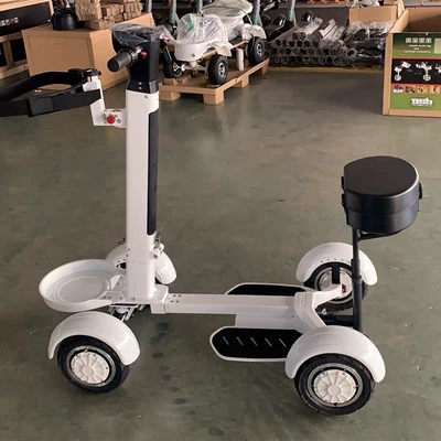 Qatlanan elektrik skuterlər Golf Cart Dual-Drive - 48v-imported-battery-cell-14ah-with-seat
