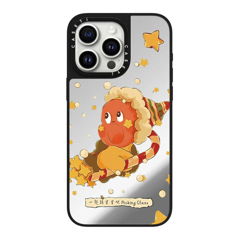 C家高品质镜面星星人适用16pro手机壳iphone17苹果15潮牌13联名12|undefined