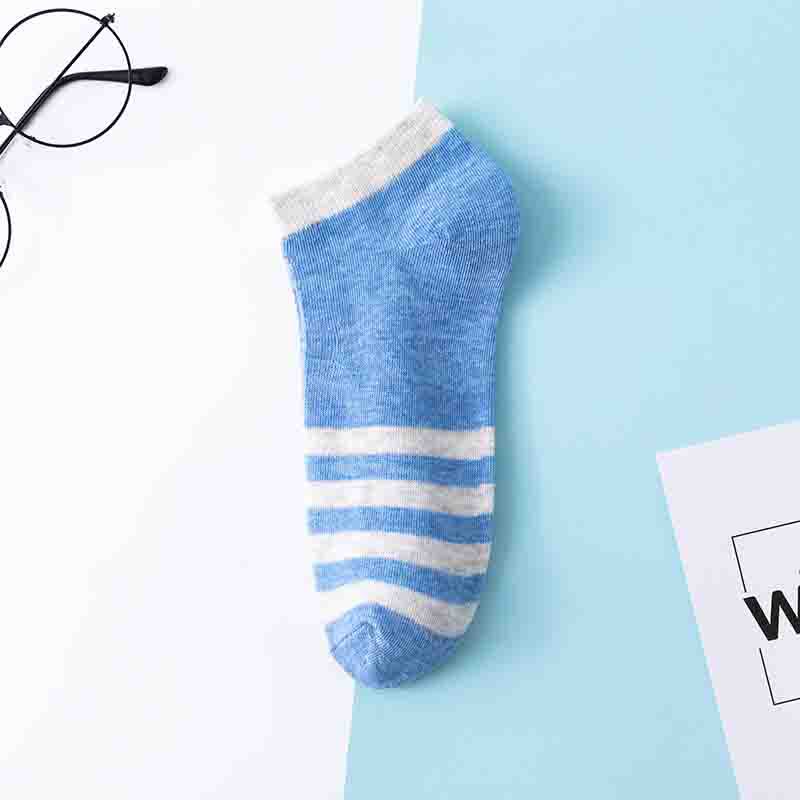 short polyester cotton low-cut socks 10-pairs nihaostyles clothing wholesale NSASW74706