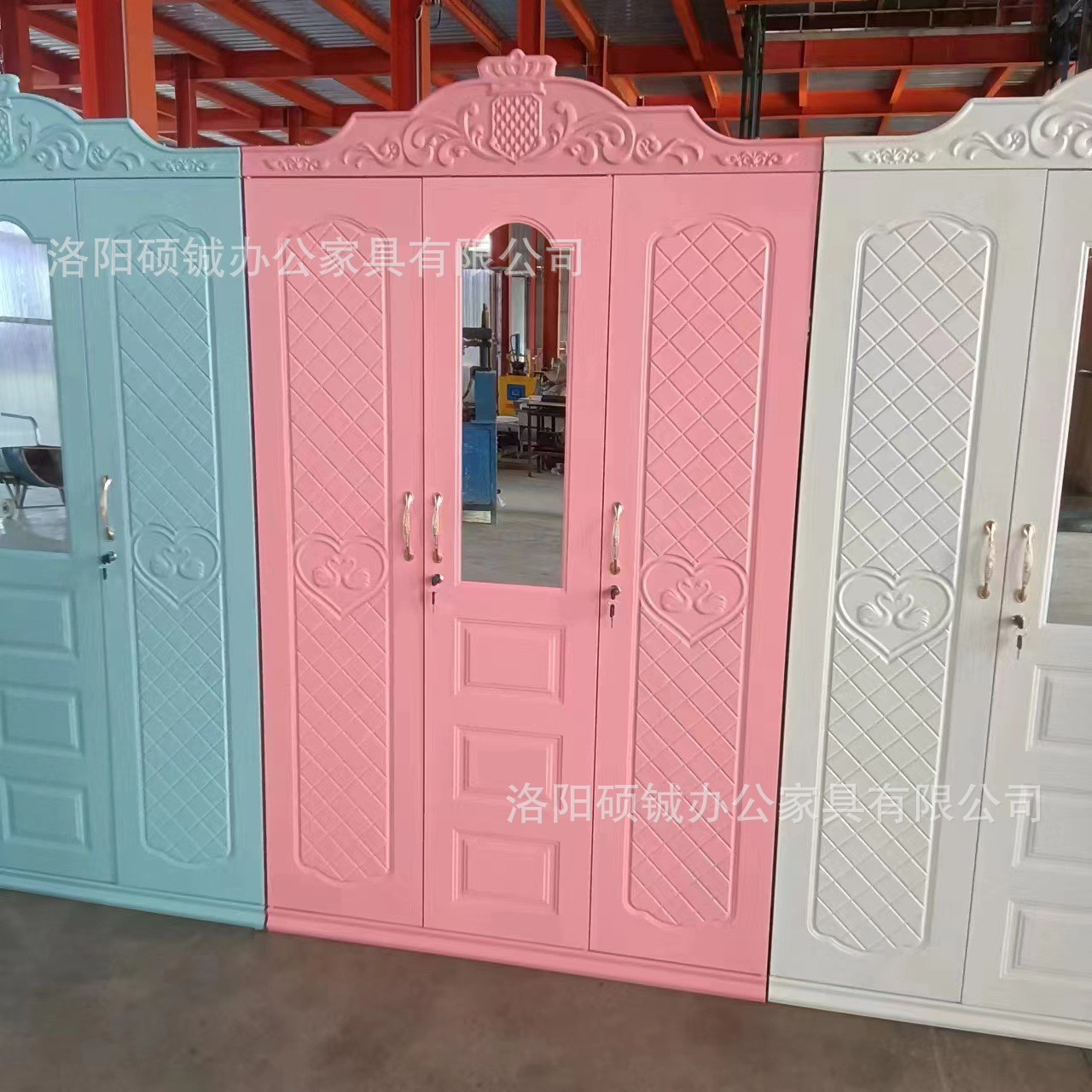 Armario de acero prensado para comercio exterior, armario de acero grabado, armario de hierro, armario para guardar ropa de cama, armario de almacenamiento con diseños impresos, más adecuado para uso doméstico. image 19