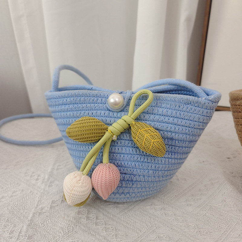 블루 펄 버튼 - 밀싹