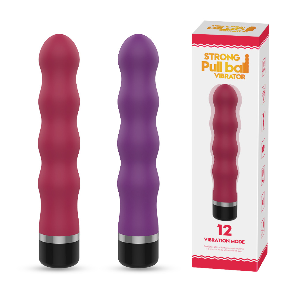 12 Frequency female silicone charging thread vibration stick G point…