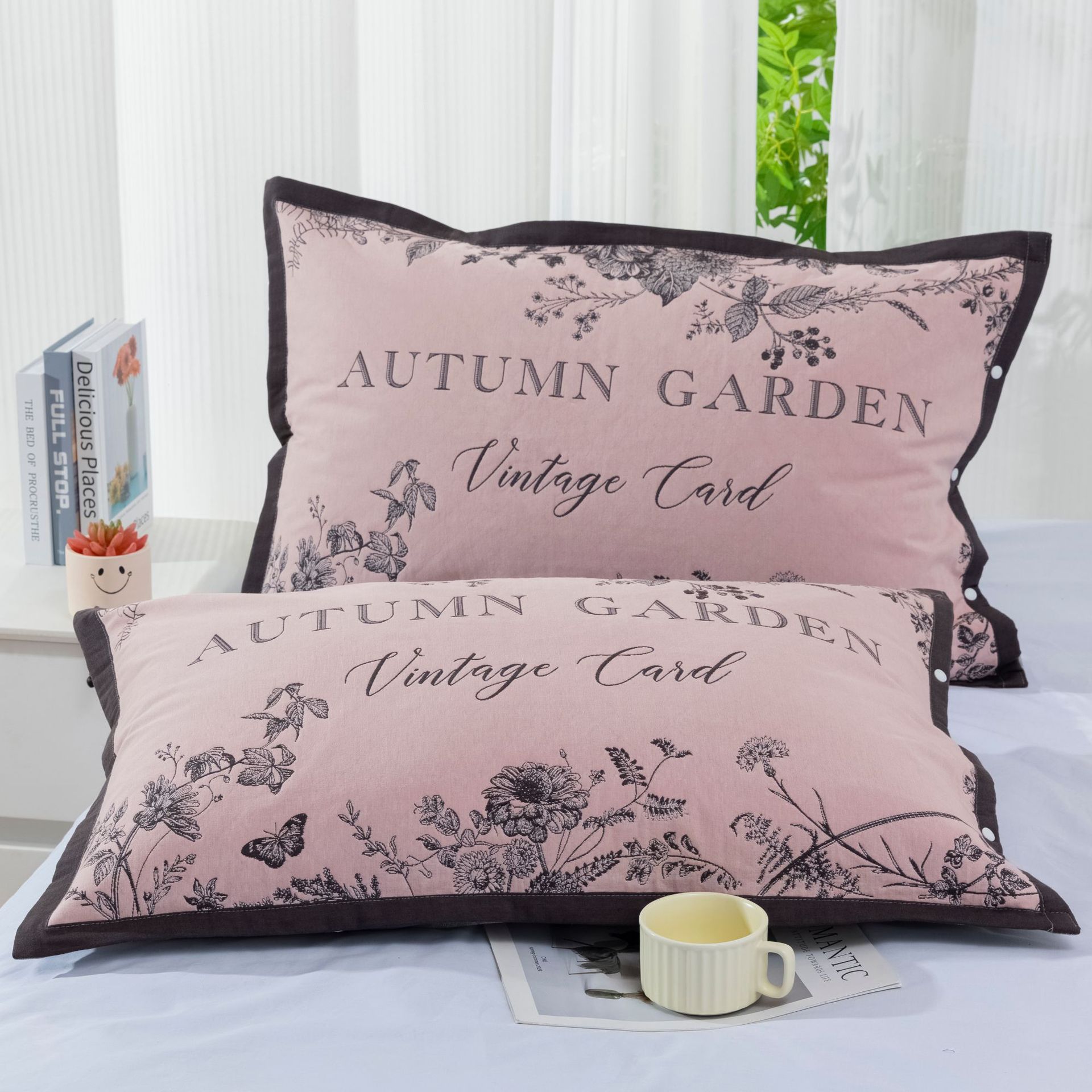 일랑일랑 매너 핑크 베갯잇