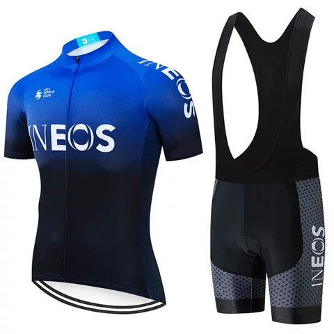 Mountain Bike Quick-drying Riding Suit Unisex Short-sleeved Strap Suit Bike Suit Sweat-absorbent Breathable