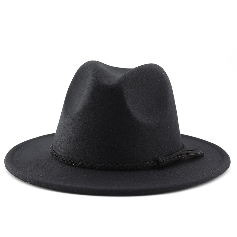 Klassischer Prairie Unisex Jazzhut Mit Wildlederquaste_voghion.com