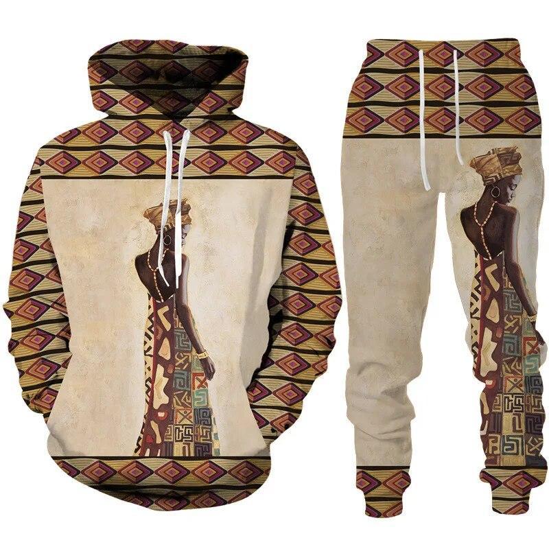 2024 otoño sentido del diseño de los hombres estilo popular con capucha suéter de manga larga pantalones MC11-ML1 de dos piezas