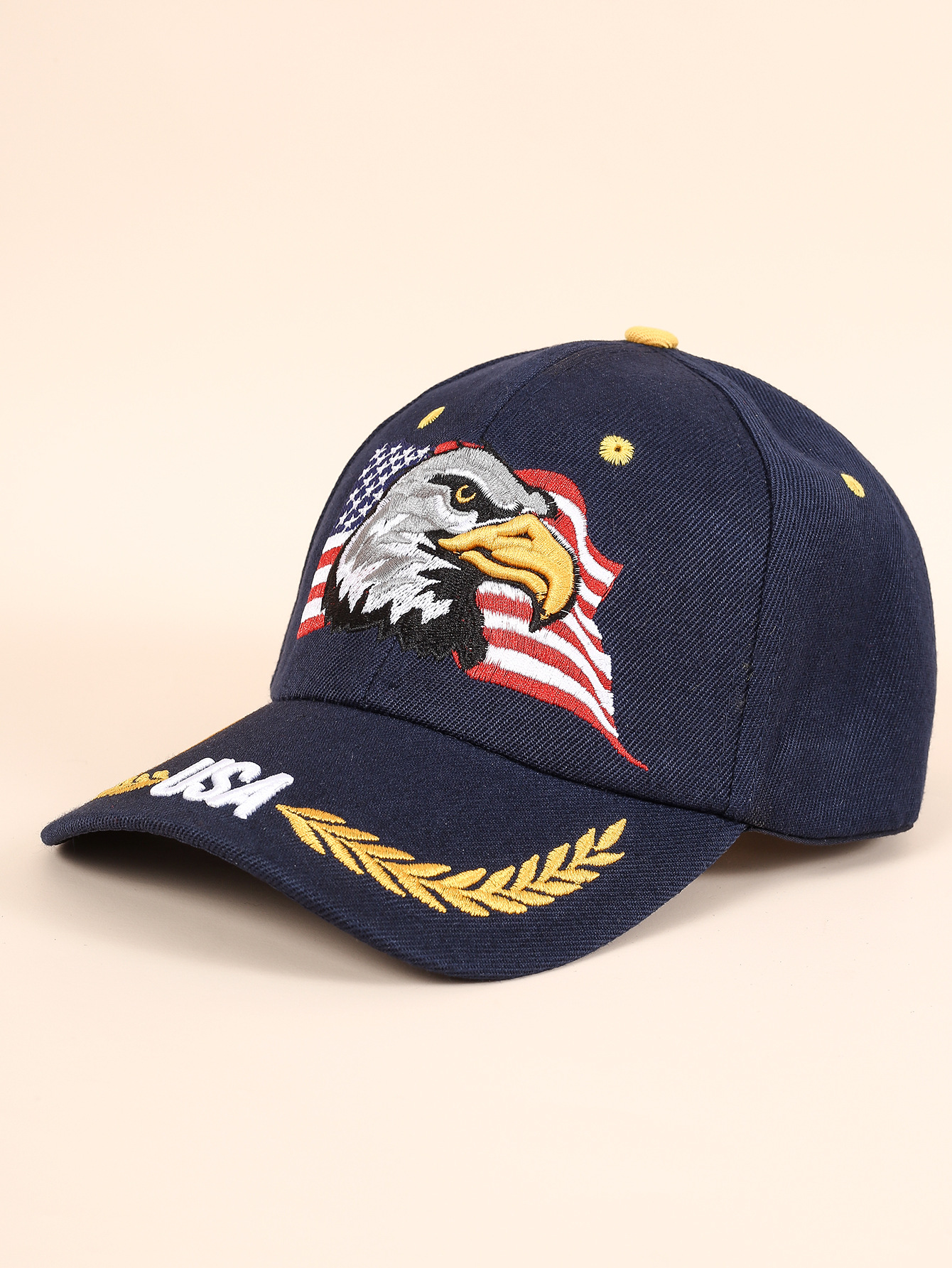 Bandera águila estrella de cinco puntas gorra de béisbol bordada gorra de sol sombrero AliExpress moda caliente