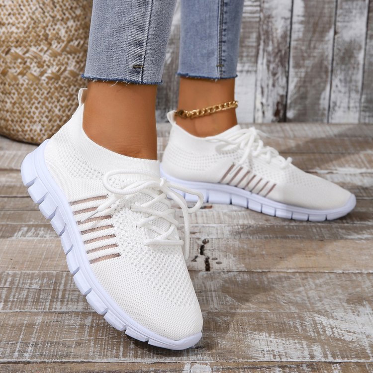 Women's Basic Solid Color Round Toe Sports Shoes display picture 9