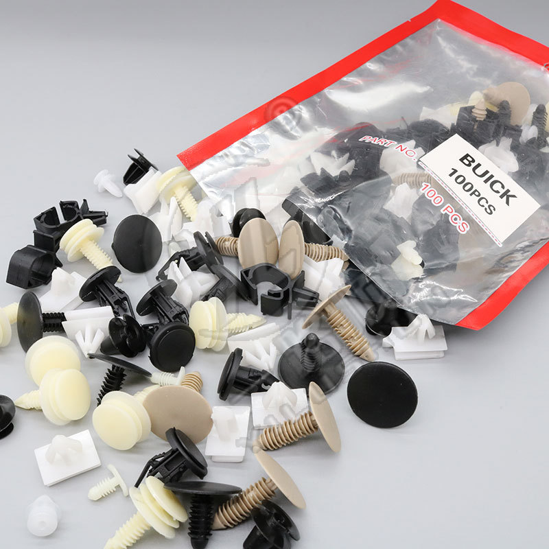 Adecuado para Buick coche parachoques empuje hebilla techo tronco clip puerta panel tira de sellado hebilla fija