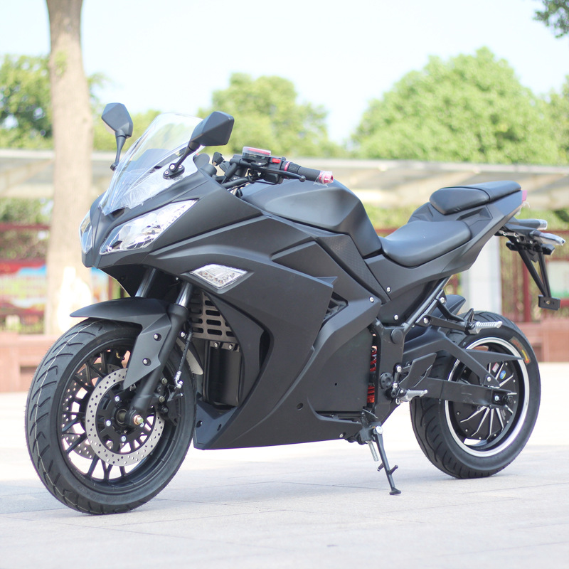 Pequeño Ninja motocicleta eléctrica gran coche deportivo de alta potencia juego eléctrico adulto dos ruedas fábrica de motocicleta eléctrica al por mayor