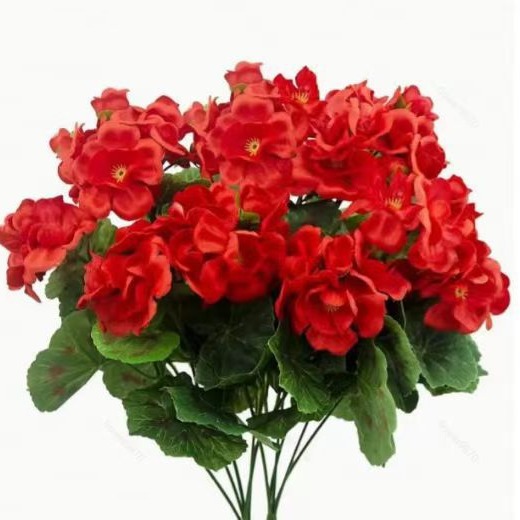 Factory Direct Sales of Begonia Flowers, Artificial Flowers, Performance Props, Kindergarten Wedding Decoration Flowers, Silk Flowers, Fake Flowers