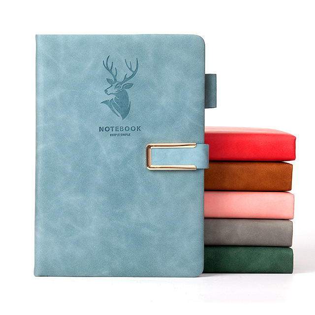 Cuaderno grueso, sentido avanzado, reunión de oficina A5, registro de trabajo, cuaderno de negocios, bloc de notas, caja de regalo