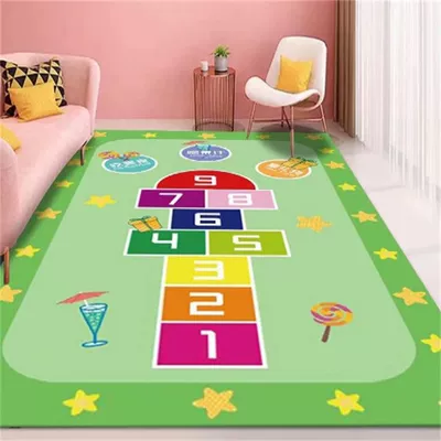 Front Carpet: Avtomobil döşəmə paspasları - green-star-hopscotch-14-2m