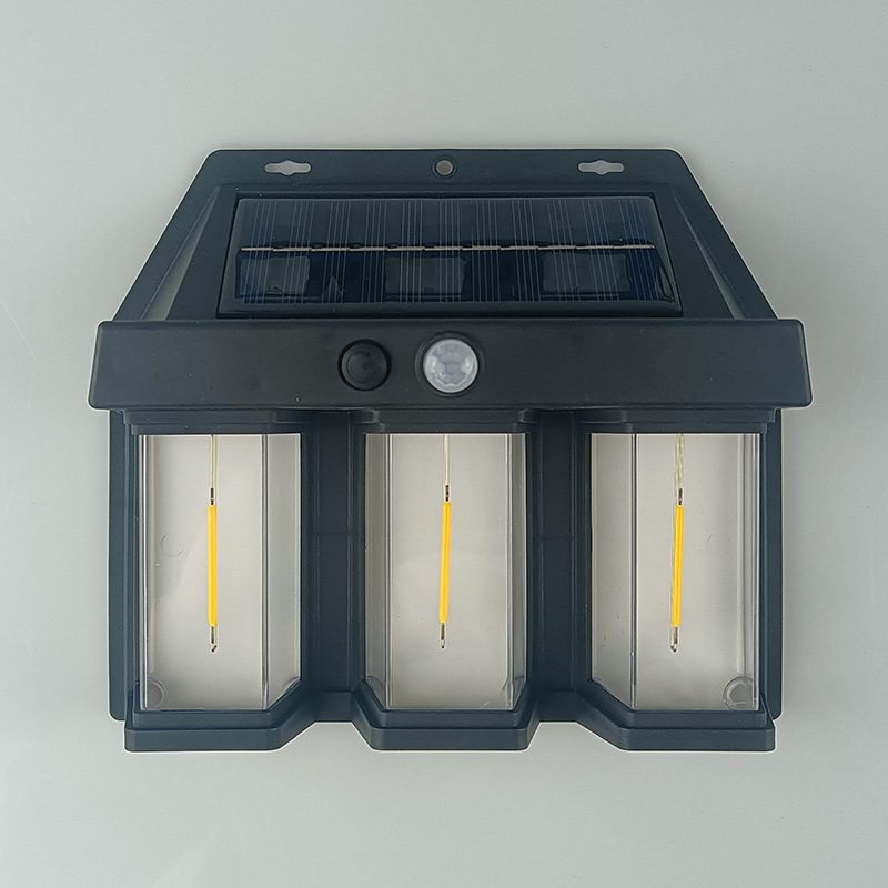 Solar al aire libre impermeable lámpara de jardín Cuerpo Humano inducción luz de la noche lámpara de tungsteno hogar patio carretera iluminación lámpara de la calle