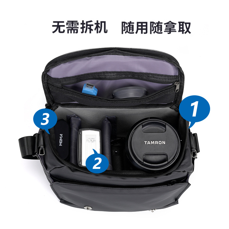 FUJI 휴대용 사진 가방 숄더 미러리스 디지털 카메라 가방 코드 카메라 CANON NIKON  A7 크로스 바디 방수