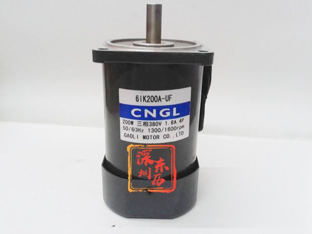 高力电机CNGL 6IK200A-UF GAOLI MOTOR CO LTD 380/220V感应马达