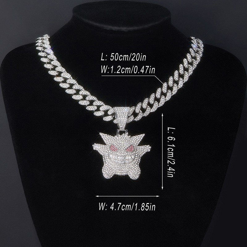 Silver Gengar Necklace