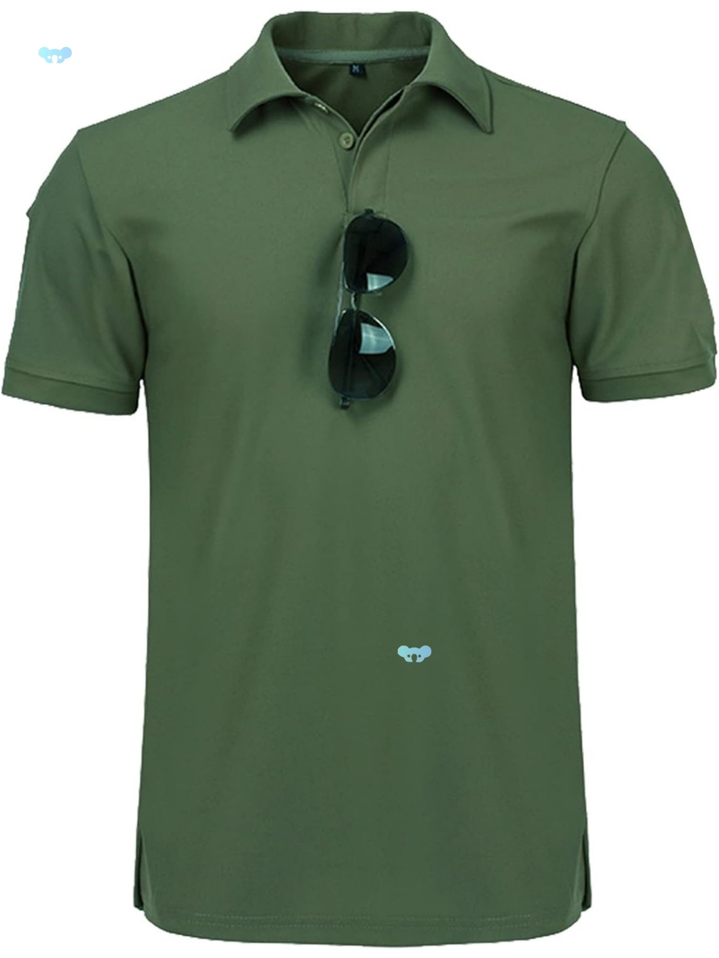 Mens Lightweight Golf Polo Shirt Quick Dry Performance Transfronterizo