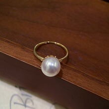 18k����� �ʹ��OӋ���ָ �ʯ�Ƕ d 0.05ct ����9-10mm������