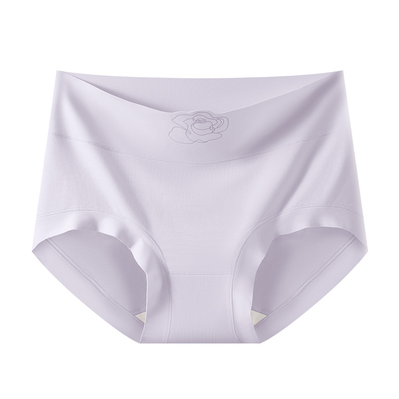 Cintura alta sin costuras, abdomen ensanchado, bragas para niñas 10A, entrepierna inferior de seda de morera, bragas de mujer sin caderas image 11