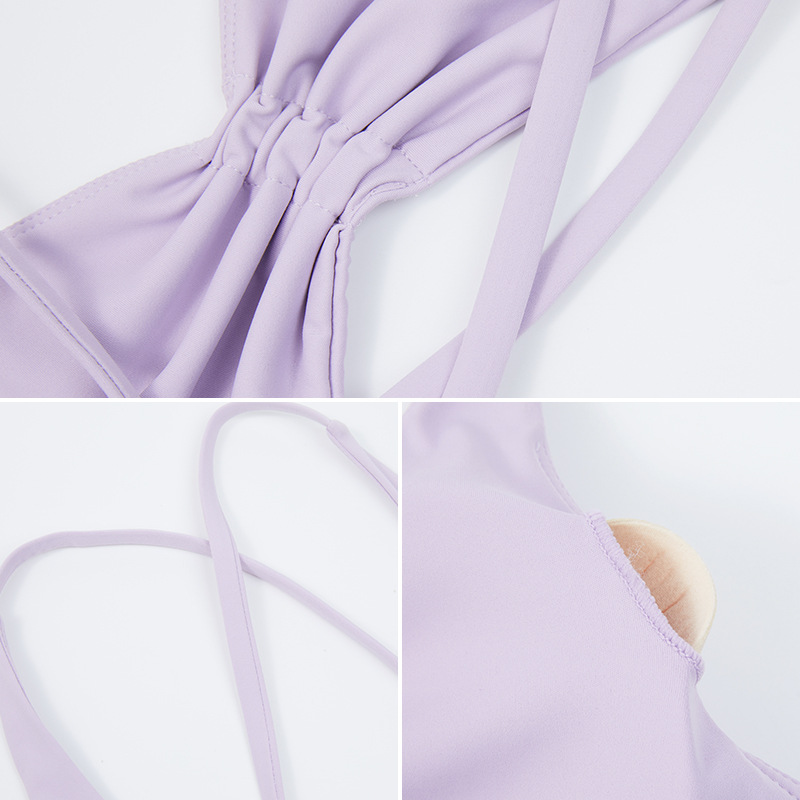 Nueva ropa de yoga transfronteriza Ropa interior de espalda cruzada de las mujeres Chaleco deportivo de yoga Ropa de entrenamiento para correr ajustada de secado rápido