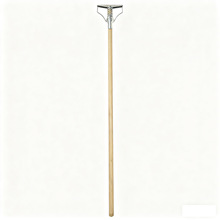 厂家直销批发一箱六个加长圆头平切木杆,加厚铁夹头清洁拖把配件