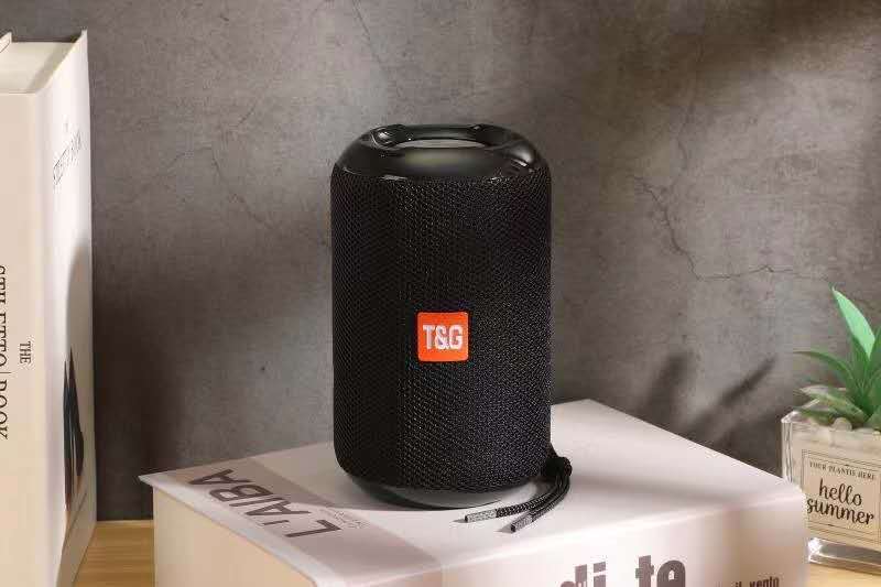 TG264户外防水低音炮双振膜高音质便携插卡通话音响布艺 蓝牙音箱|undefined