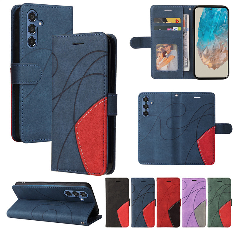 Line-Patterned Leather Case Suitable for Samsung S26Ultras25P Curved Phone Case with Lanyard S24+ Protective Case A17 Line-Patterned Leather Case Suitable for Samsung S26Ultras25P Curved Phone Case with Lanyard S24+ Protective Case A17