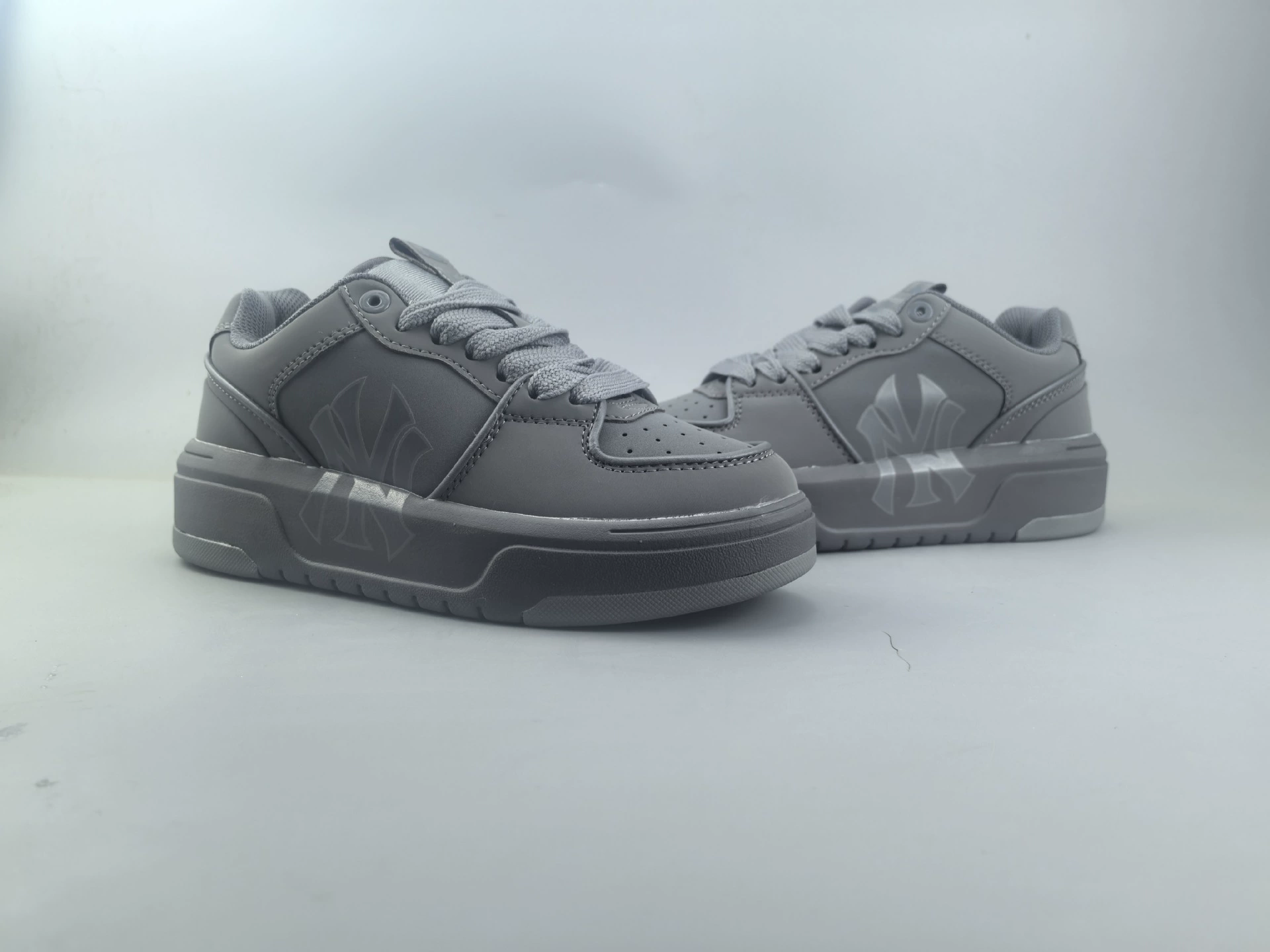 Потомковые MLB chunky liner basic NY ретро принт старшие туфли светлый тренд бренд старшего стиля