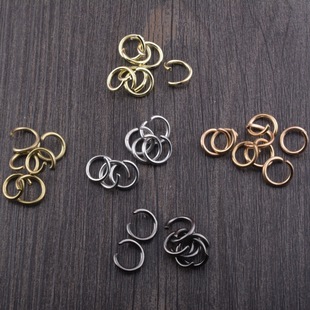 1.2*10mm���_��ɫKC��õ����懘��yɫ�Ͻ��FȦ diy�ֹ���Ȧ���