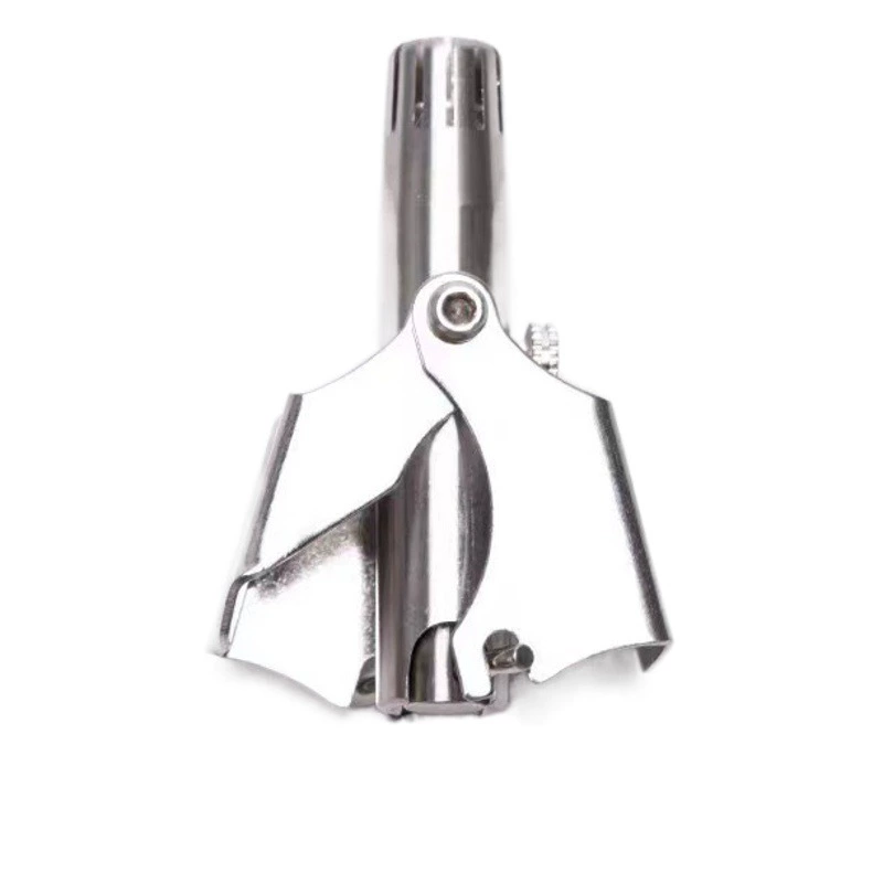 Съемный и моющийся триммер для волос в носу унисекс из нержавеющей стали + авиационный алюминиевый сплав механические ручные ножницы для волос в носу производитель