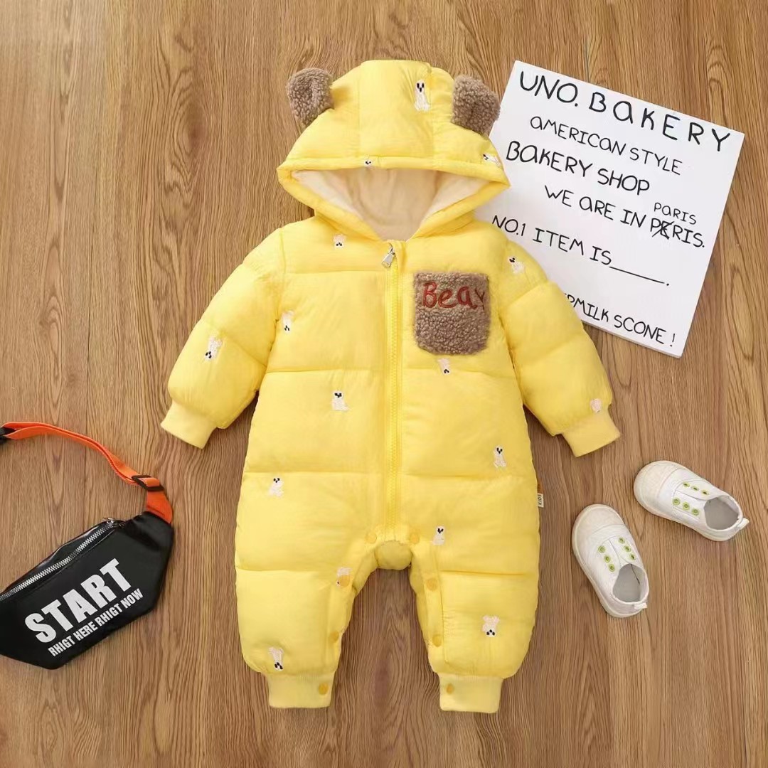 Nuevo algodón para niños ropa de escalada para bebés, niños, mujeres, bebés con camiseta de terciero gruesa y cálida comercio exterior transfronterizo