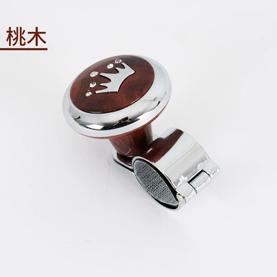Steel Ball Bearings, Labor-Saving – Steering wheel booster - crown-booster-wood-grain