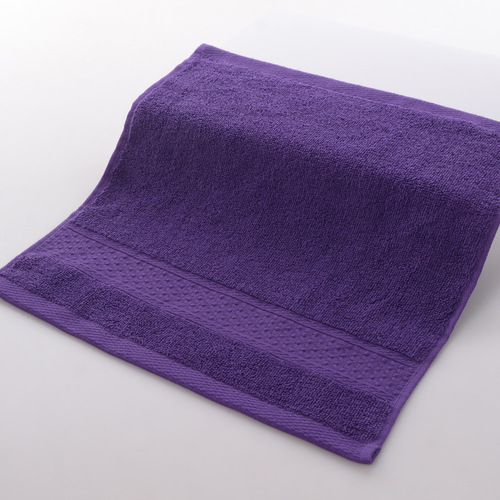 Manufacturer wholesale non-fading pure cotton square towels household soft absorbent towels plain towels company gifts