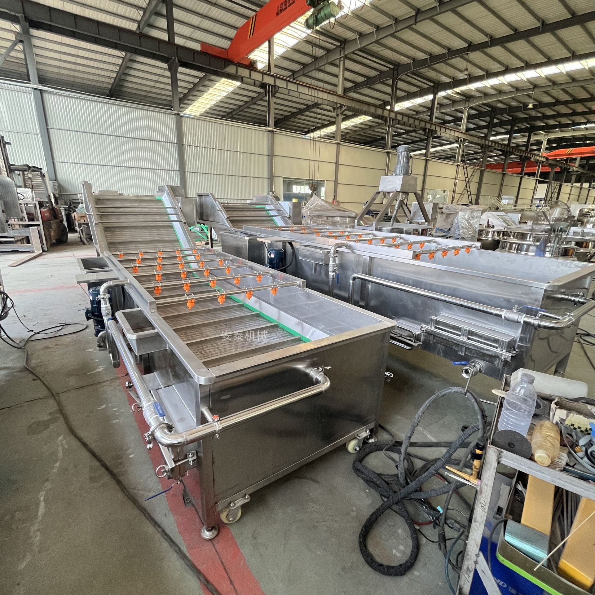 学校食堂不锈钢果蔬清洗机 蔬菜大枣气泡清洗机 海产品清洗机厂家