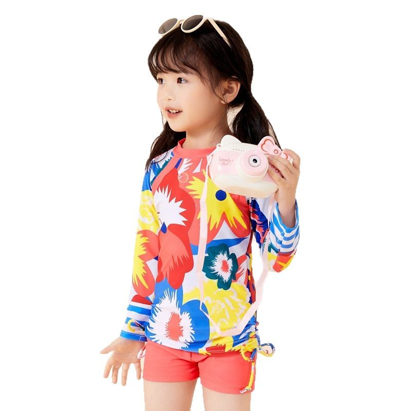 Children's split quick dry swimwear for students 5