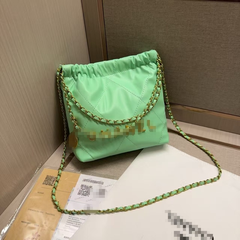 小香风菱格链条包包女2025夏新款mini垃圾袋包单肩斜挎迷你托特包|undefined