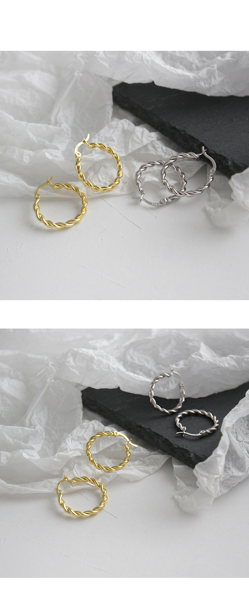 simple twist earrings fashion personality earrings ear bucklepicture9