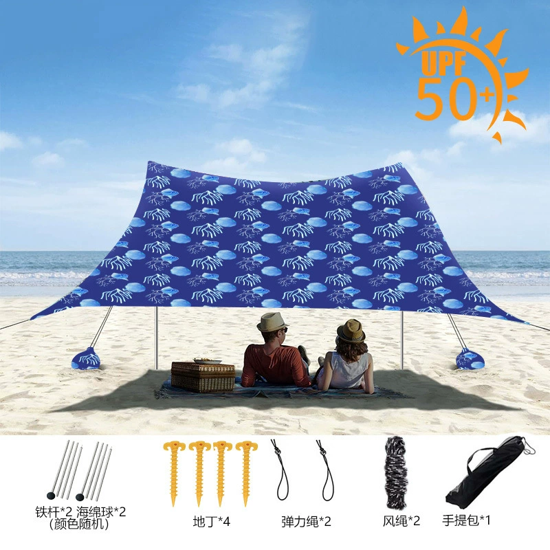 Beach handheld canopy for camping, digital tent, sun protection