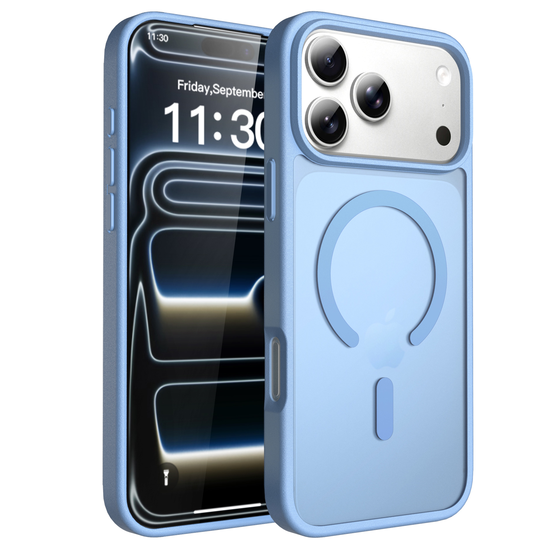 Funda Magnética para Celular para Apple 16 Plus y iPhone 17 Pro Max, TPU, Anti-caídas, Cobertura Completa